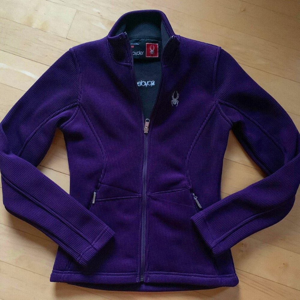 Spyder Women's Full Zip Softshell Jacket Purple